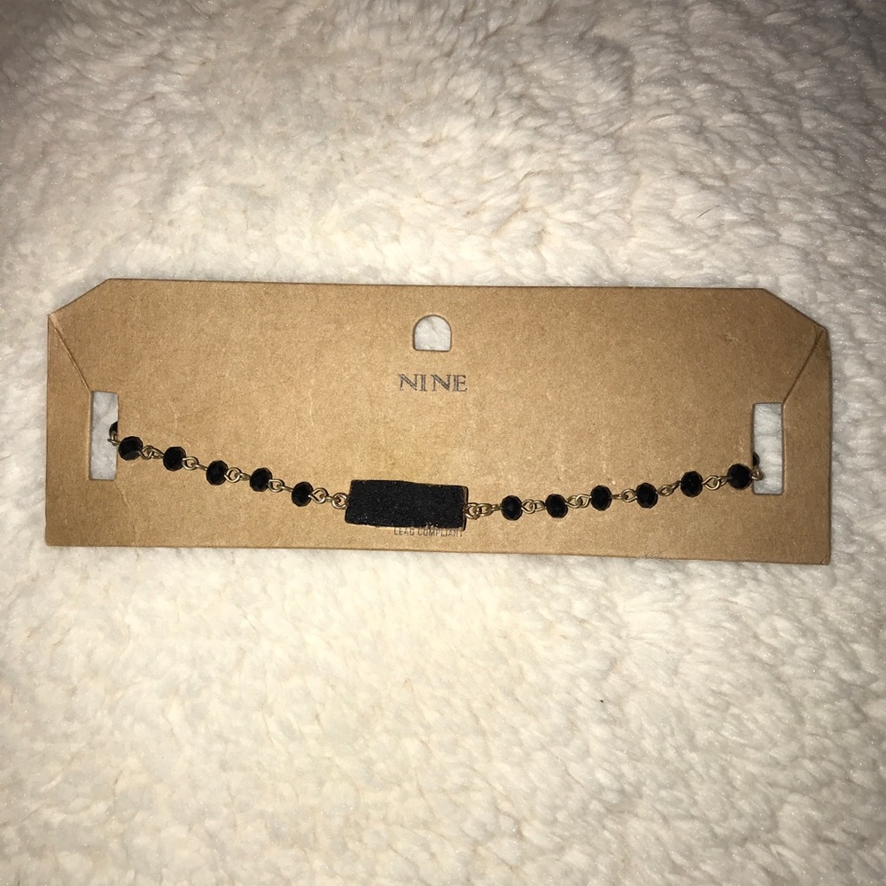 black & gold chocker necklace (never worn) ✨